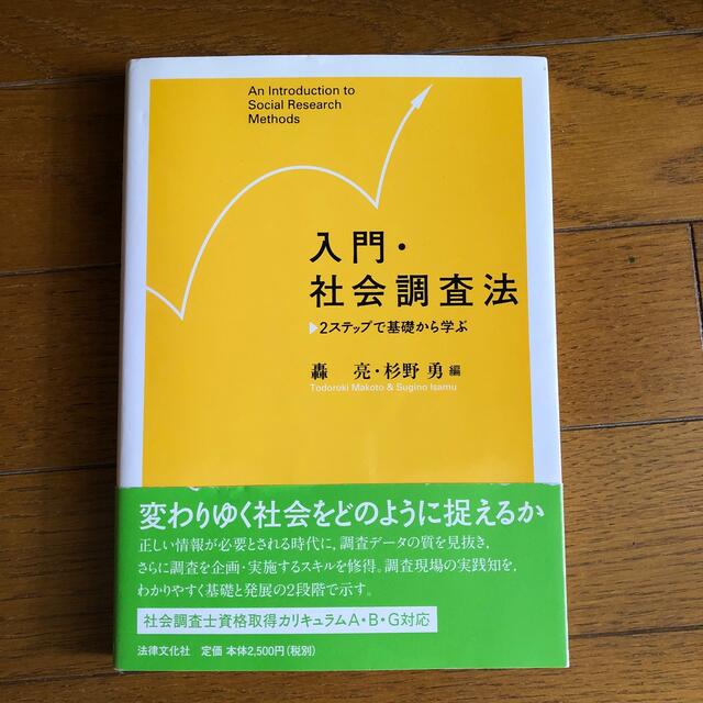 入門・社会調査法 ２ステップで基礎から学ぶ エンタメ/ホビーの本(人文/社会)の商品写真