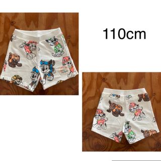 ザラキッズ(ZARA KIDS)の新品　パウパトロール　バミューダパンツ　4歳-5歳　110cm(パンツ/スパッツ)