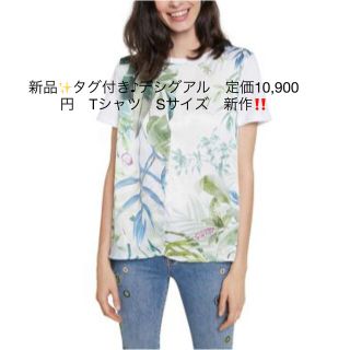 デシグアル(DESIGUAL)の新品✨タグ付き♪デシグアル　定価10,900円　Tシャツ　Sサイズ　大特価‼️(Tシャツ(半袖/袖なし))