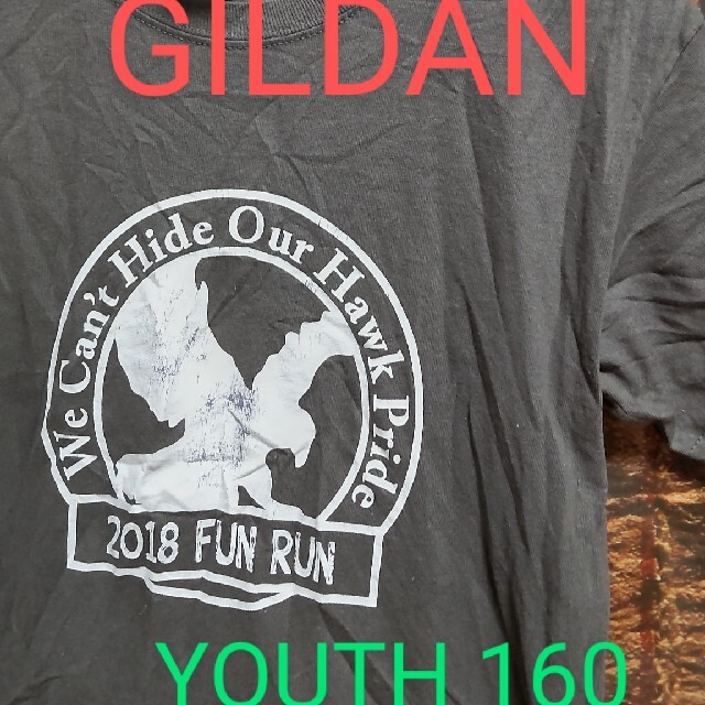 GILDAN(ギルタン)のUS古着★GILDAN/150～160  イベント Tシャツ キッズ/ベビー/マタニティのキッズ服男の子用(90cm~)(Tシャツ/カットソー)の商品写真