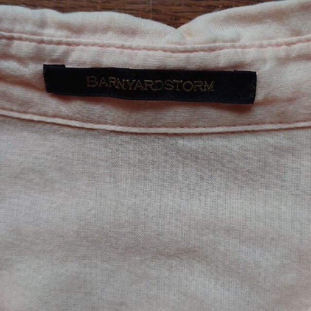 BARNYARDSTORM(バンヤードストーム)のバンヤードストーム レディース シャツ 長袖 綿 オレンジ レディースのトップス(シャツ/ブラウス(半袖/袖なし))の商品写真