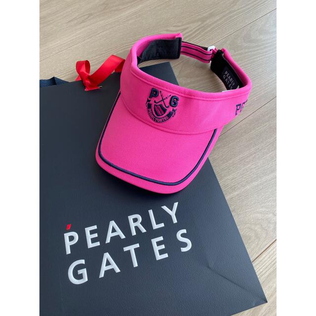 PEARLY GATES(パーリーゲイツ)のパーリーゲイツ　サンバイザー　PEARLYGATES スポーツ/アウトドアのゴルフ(その他)の商品写真