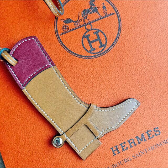 Hermes(エルメス)の値下げ　エルメス　パドックボット　チャーム　ブーツ　ロデオチャーム　ペガサス ハンドメイドのファッション小物(バッグチャーム)の商品写真