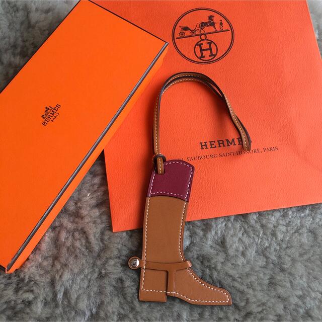 Hermes(エルメス)の値下げ　エルメス　パドックボット　チャーム　ブーツ　ロデオチャーム　ペガサス ハンドメイドのファッション小物(バッグチャーム)の商品写真