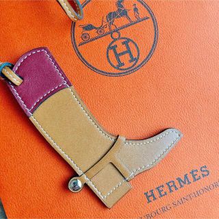 □未使用□エルメス/ロデオ/バッグチャーム/HERMES/ブーツ/パドック/PM