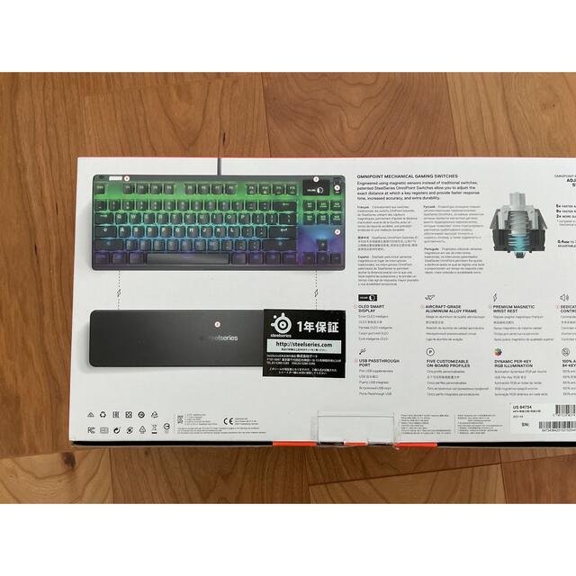 SteelSeries Apex Pro TKL US [ゲーミングキーボード] |