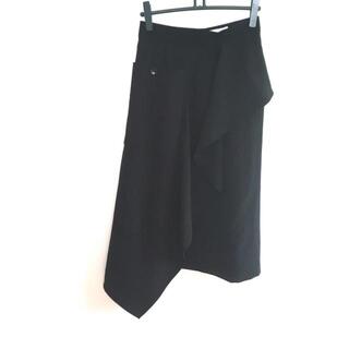 アキラナカ(AKIRANAKA)のアキラナカ ロングスカート サイズ3 L - 黒(ロングスカート)
