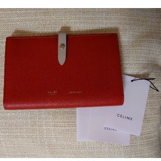 セリーヌ(celine)のCELINE ストラップ マルチファンクション 長財布　ウォレット　旧ロゴ　希少(財布)