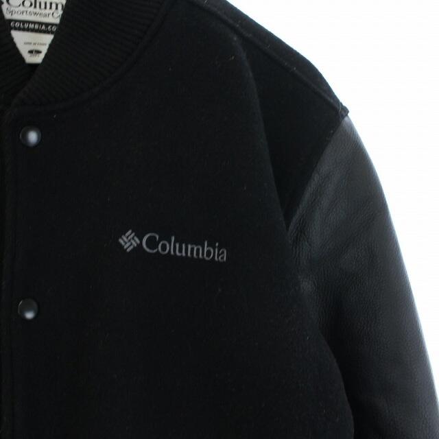 Columbia(コロンビア)のコロンビア  アワードジャケット スタジャン ブルゾン 袖レザー L 黒 メンズのジャケット/アウター(スタジャン)の商品写真