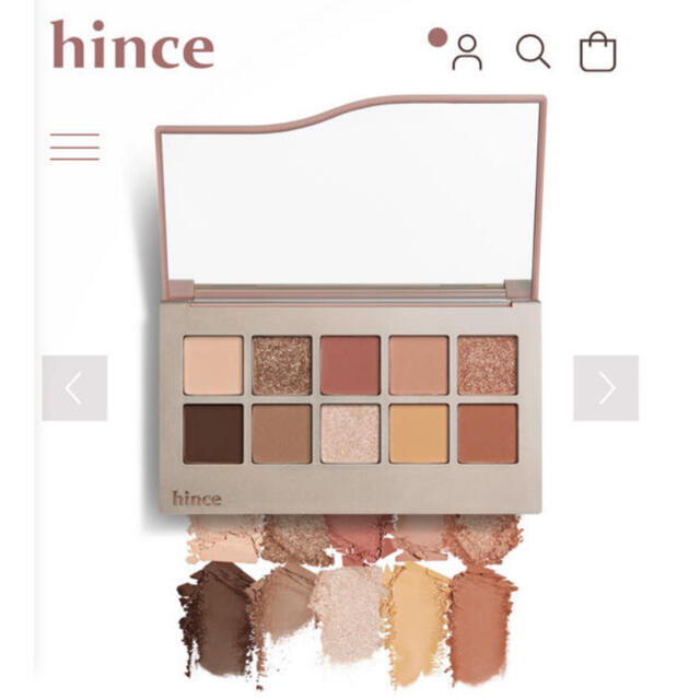 hince(ヒンス)のhince ニューデップスアイシャドウパレット05ニュービギニング コスメ/美容のベースメイク/化粧品(アイシャドウ)の商品写真