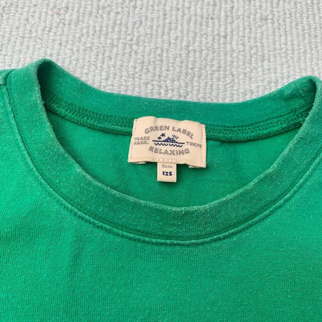 UNITED ARROWS green label relaxing(ユナイテッドアローズグリーンレーベルリラクシング)のグリーンレーベルリラクシング　キッズ半袖テイシャツ　125 キッズ/ベビー/マタニティのキッズ服男の子用(90cm~)(Tシャツ/カットソー)の商品写真