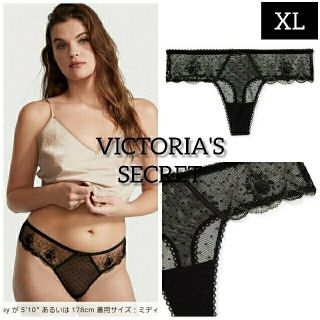 ヴィクトリアズシークレット(Victoria's Secret)のローズ＆リボンソングショーツ／XLサイズ(ショーツ)