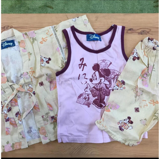 Disney(ディズニー)の甚平　3点セット　　95 キッズ/ベビー/マタニティのキッズ服男の子用(90cm~)(甚平/浴衣)の商品写真