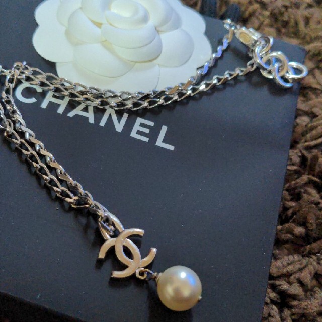 レビューで送料無料】 超レア シャネル CHANEL 4連ネックレス ココ