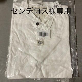 アバクロンビーアンドフィッチ(Abercrombie&Fitch)のメンズヘンリーネックTシャツ アバクロ(Tシャツ/カットソー(半袖/袖なし))