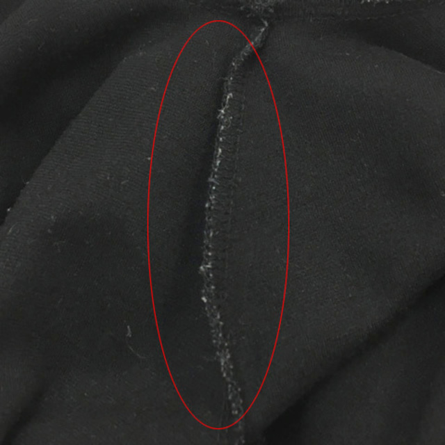 Adam et Rope'(アダムエロぺ)のアダムエロペ ワンピース Aライン ミニ 無地 長袖 38 黒 ブラック レディースのワンピース(ミニワンピース)の商品写真