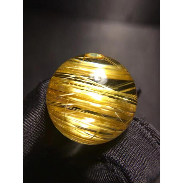 数量は多い ⭐︎【天然】タイチンクオーツ 丸玉 22.8mm 各種パーツ
