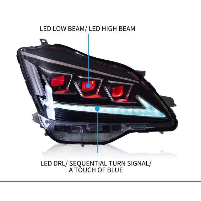 TOYOTA クラウンs180用ヘッドライトシーケシャル付き　レクサス仕様 自動車/バイクの自動車(車種別パーツ)の商品写真