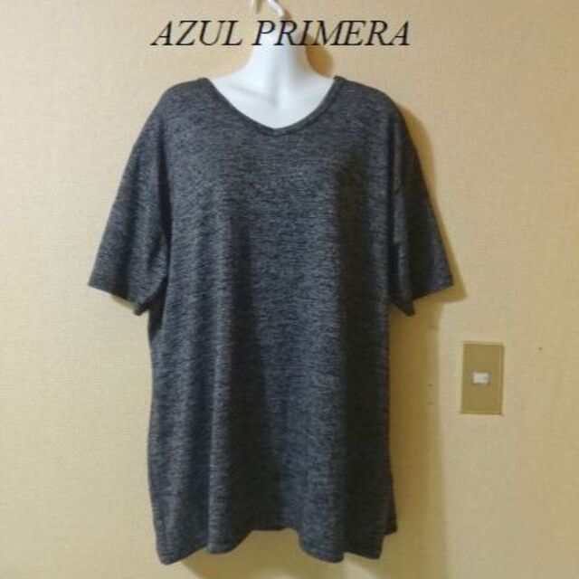 AZUL by moussy(アズールバイマウジー)のAZUL PRIMERAアズール♡オーバーサイズ柔らかマーブル生地カットソー レディースのトップス(カットソー(半袖/袖なし))の商品写真