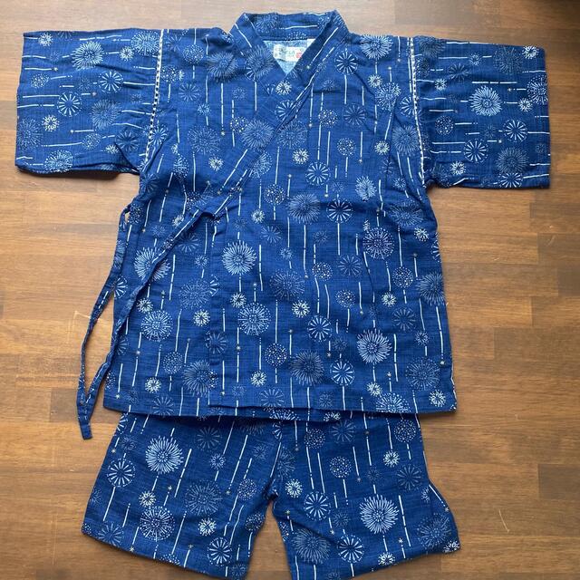 西松屋(ニシマツヤ)の男の子　甚平　120 キッズ/ベビー/マタニティのキッズ服男の子用(90cm~)(甚平/浴衣)の商品写真