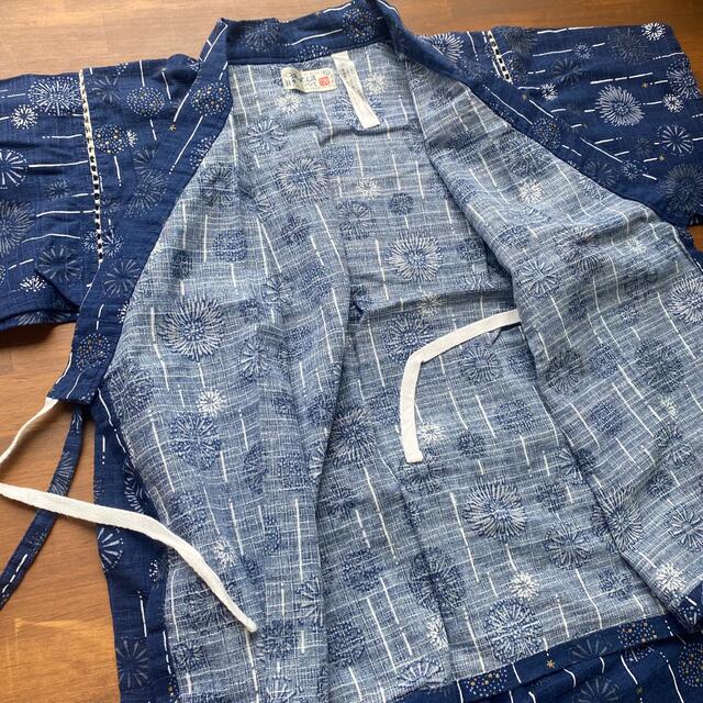 西松屋(ニシマツヤ)の男の子　甚平　120 キッズ/ベビー/マタニティのキッズ服男の子用(90cm~)(甚平/浴衣)の商品写真