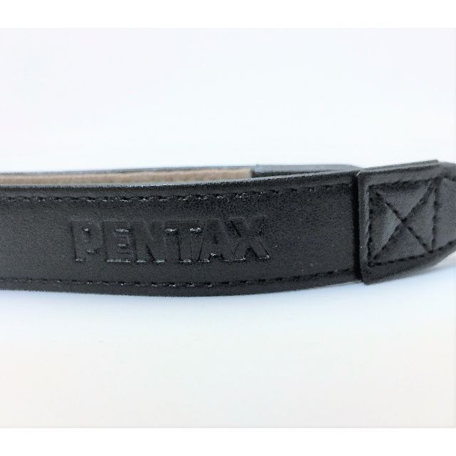 PENTAX(ペンタックス)のロバのパン様　同梱価格　PENTAX 純正　黒革ストラップ 幅2センチ  スマホ/家電/カメラのカメラ(その他)の商品写真