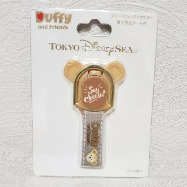 Disney(ディズニー)の【新品】ダッフィー★スマホリング スマホ/家電/カメラのスマホアクセサリー(その他)の商品写真