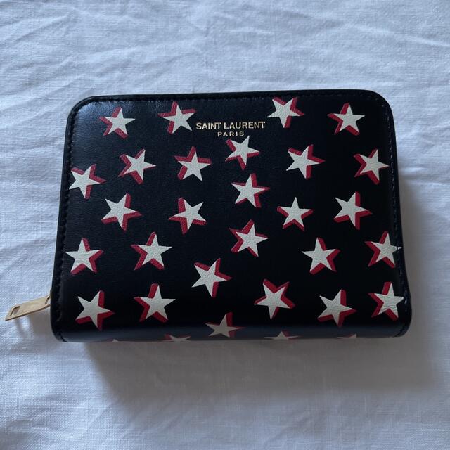 SAINT LAURENT PARIS サンローラン パリ ミニ財布 星 スター-