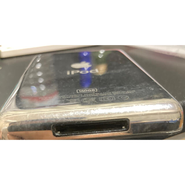iPod(アイポッド)のiPod classic 黒 160G スマホ/家電/カメラのオーディオ機器(ポータブルプレーヤー)の商品写真