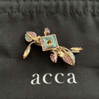 【美品】アッカ acca クリップ　ブルー