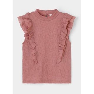 マウジー(moussy)のmoussy マウジー　ブラウス　ノースリーブ　トップス　ピンク　新品未使用(カットソー(半袖/袖なし))