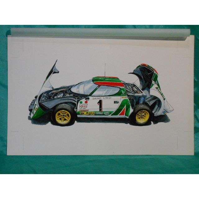 美術品/アンティーク原画　ランチア・ストラトスHF（LANCIA STRATO'S HF(acca