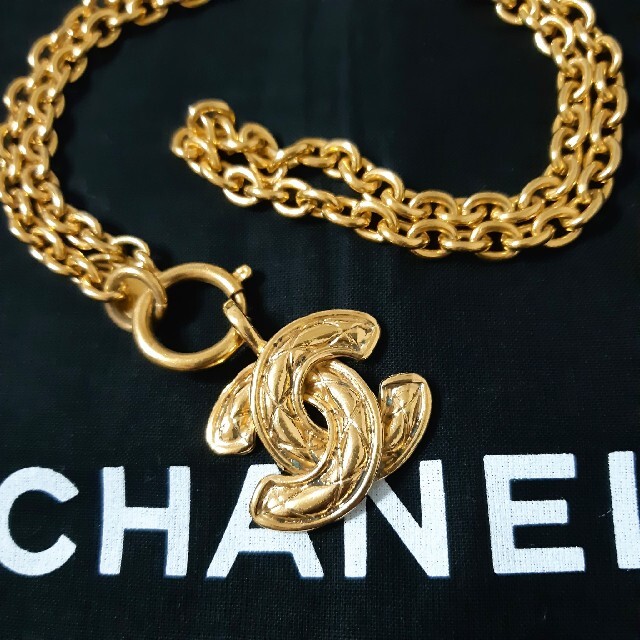 宅配便配送 CHANEL - CHANEL ヴィンテージ ネックレス ココマーク