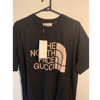グッチ(Gucci)のGUCCI×The North Face ロゴ コットンTシャツ　M(Tシャツ/カットソー(半袖/袖なし))