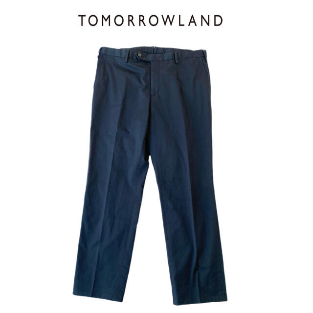 TOMORROWLAND(トゥモローランド)の試着程度　定価2万位　トゥモローランド　メンズ　パンツ　ネイビー メンズのパンツ(スラックス)の商品写真