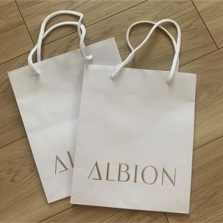 アルビオン(ALBION)のアルビオン　ショッパー　2枚セット(ショップ袋)