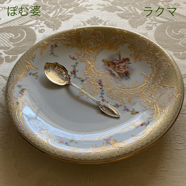 MEISSEN(マイセン)の★御比較用【アイスクリームスプーン／純銀】フランス５本　ドイツ１本 インテリア/住まい/日用品のキッチン/食器(食器)の商品写真