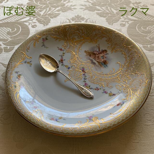 MEISSEN(マイセン)の★御比較用【アイスクリームスプーン／純銀】フランス５本　ドイツ１本 インテリア/住まい/日用品のキッチン/食器(食器)の商品写真