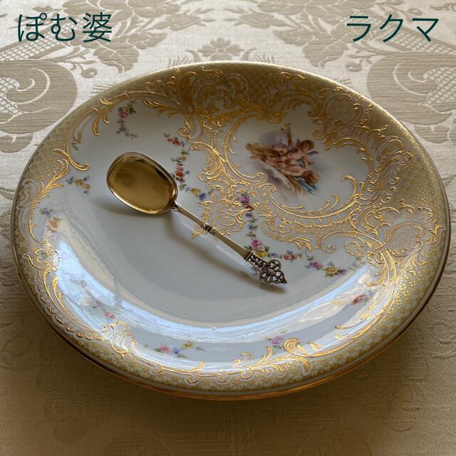 MEISSEN(マイセン)の★御比較用【アイスクリームスプーン／純銀】フランス５本　ドイツ１本 インテリア/住まい/日用品のキッチン/食器(食器)の商品写真