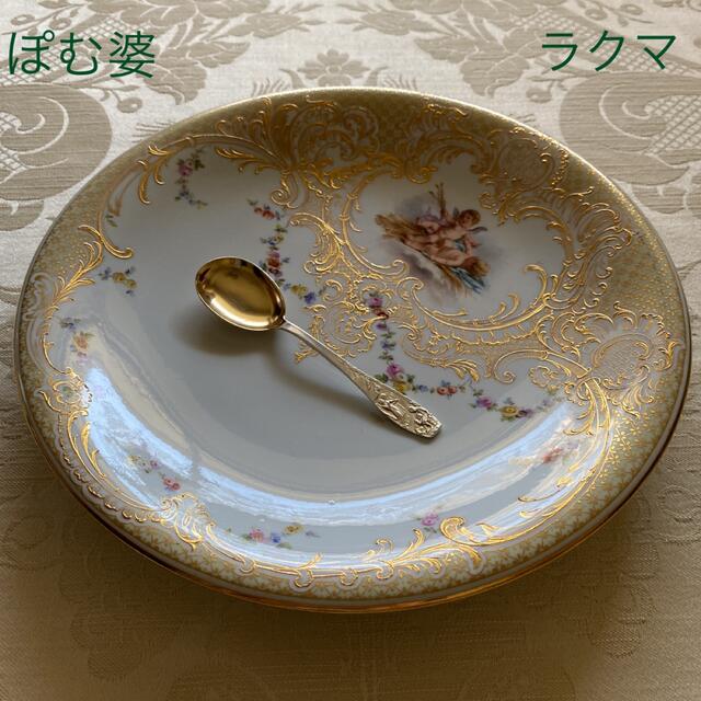 MEISSEN(マイセン)の★御比較用【アイスクリームスプーン／純銀】フランス５本　ドイツ１本 インテリア/住まい/日用品のキッチン/食器(食器)の商品写真