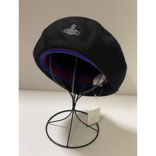 ヴィヴィアンウエストウッド(Vivienne Westwood)のVivienne westwood ベレー帽 刺繍 ヴィヴィアン ウエストウッド(ハンチング/ベレー帽)
