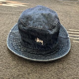 ステューシー(STUSSY)のSTUSSY デニム地バケットハット(ハット)