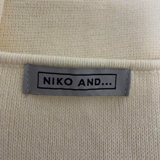 niko and...(ニコアンド)の【美品】niko and… ニコアンド　ニット　セーター　アイボリー　レディース レディースのトップス(ニット/セーター)の商品写真