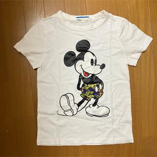 ディズニー(Disney)のミッキースタンズTシャツ　130(Tシャツ/カットソー)