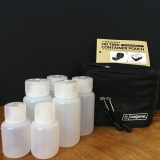 ナルゲン(Nalgene)のNALGENE トレックコンテナポーチ ボトル 6本セット  ナルゲン(食器)