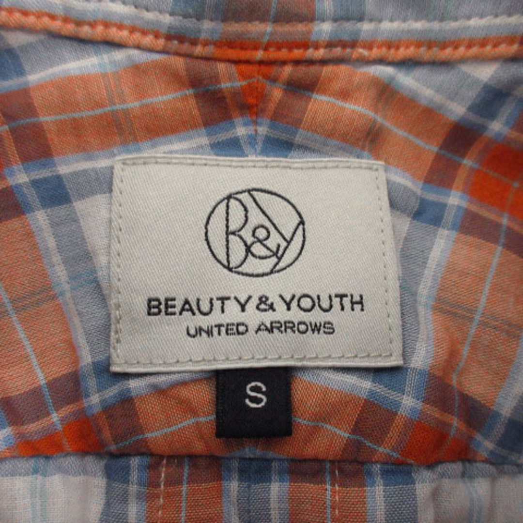 BEAUTY&YOUTH UNITED ARROWS(ビューティアンドユースユナイテッドアローズ)のB&Y BEAUTY&YOUTH シャツ ボタンダウン ガーゼ生地 グレー S メンズのトップス(シャツ)の商品写真