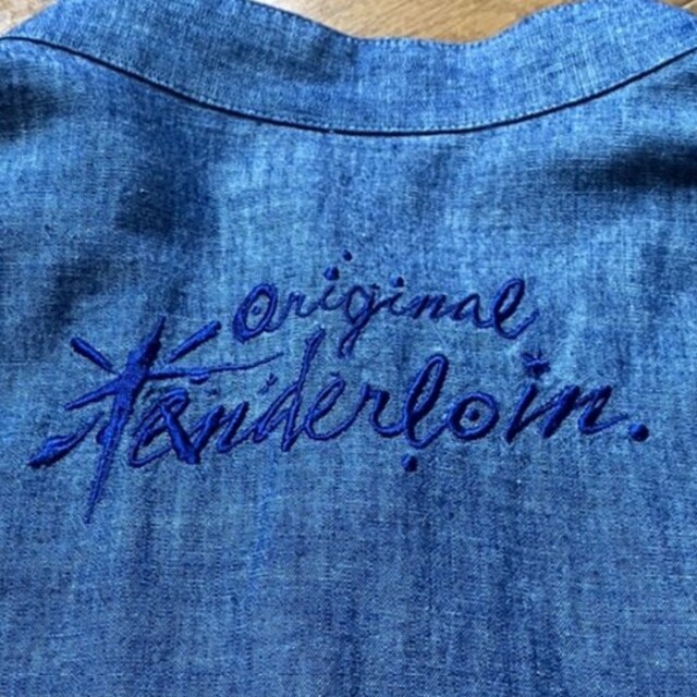 TENDERLOIN(テンダーロイン)の【激安】テンダーロイン 2021Stand シャンブレイ長袖シャツ XL メンズのトップス(シャツ)の商品写真