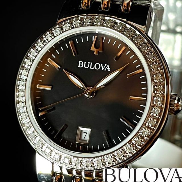 【新品未使用】BULOVA/ブローバ/レディース腕時計/お洒落/シルバー色/高級