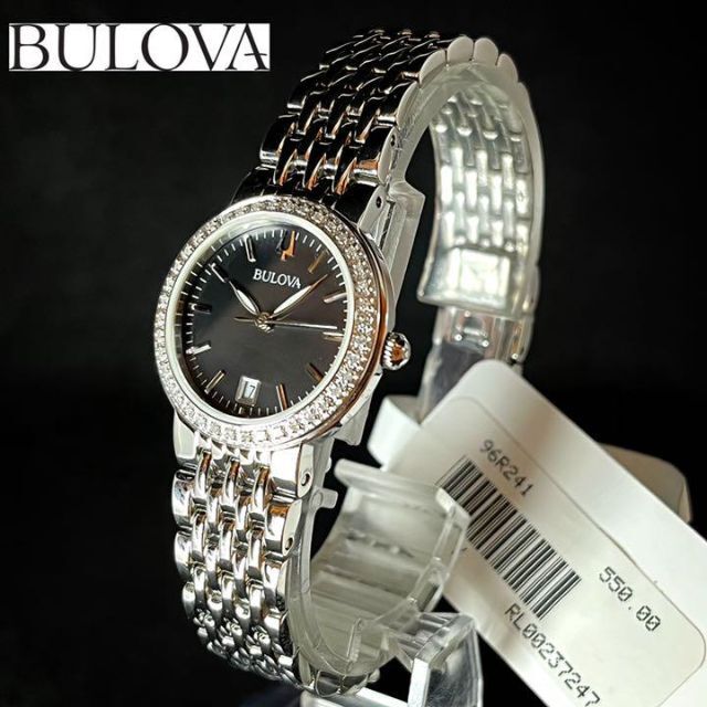 【新品未使用】BULOVA/ブローバ/レディース腕時計/お洒落/シルバー色/高級