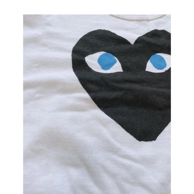 COMME des GARCONS(コムデギャルソン)のryさん専用　コムデギャルソンTシャツ　黒ハート レディースのトップス(カットソー(半袖/袖なし))の商品写真